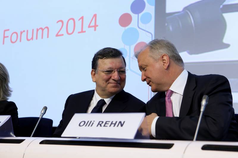 Jose Manuel Barroso, Olli Rehn | © European Commission