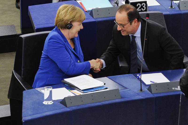 Angela Merkel, Francois Hollande | © European Parliament