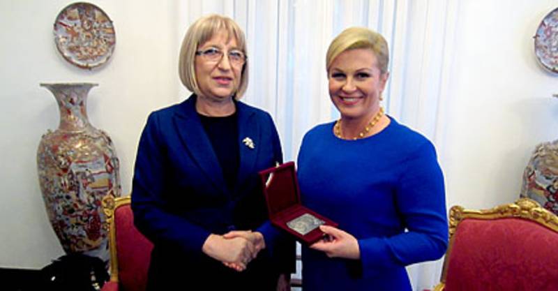 Колинда Грабар-Китарович, Цецка Цачева | © Croatian Presidency