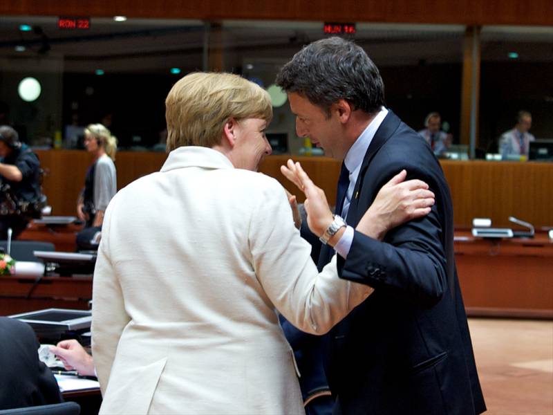 Angela Merkel, Matteo Renzi | © Council of the EU