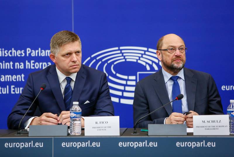 Robert Fico, Martin Schulz | © European Parliament