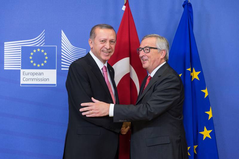 Erdogan, Juncker | © European Commission
