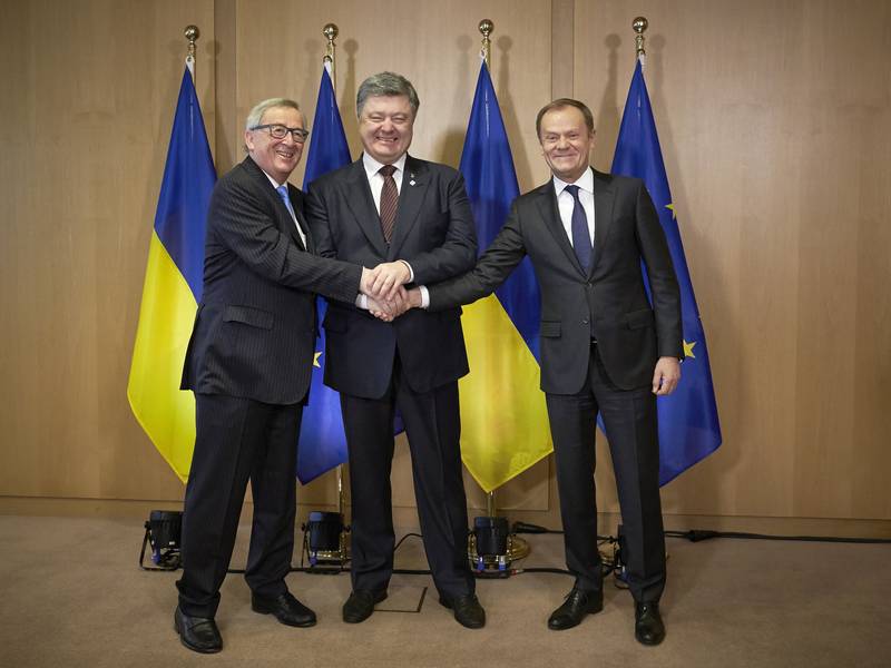 Juncker, Poroshenko, Tusk | © Council of the EU
