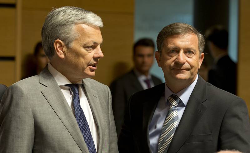 Didier Reynders, Karl Erjavec | © Council of the EU