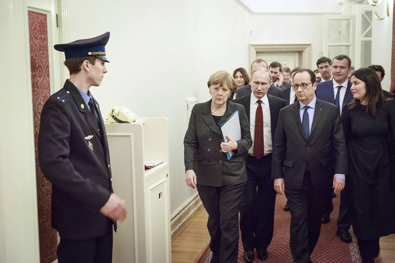Ангела Меркел, Владимир Путин, Франсоа Оланд | © Bundesregierung