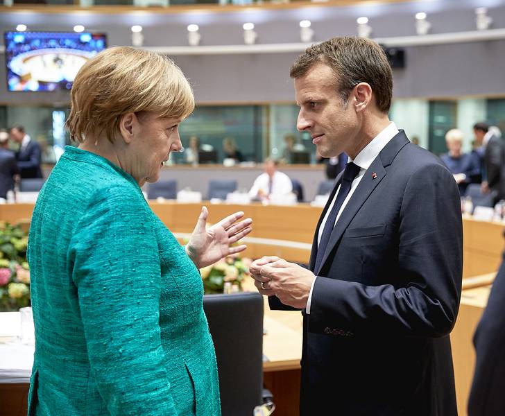 Angela Merkel, Emmanuel Macron | © Council of the EU