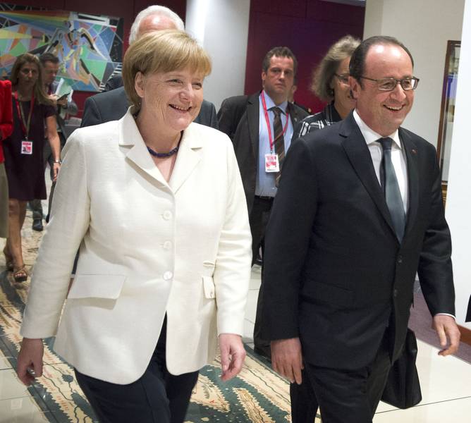 Ангела Меркел, Франсоа Оланд | © Council of the EU