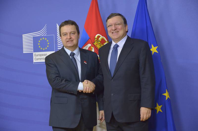 Ивица Дачич, Жозе Мануел Барозу | © European Commission