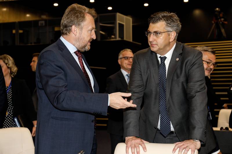 Bakir Izetbegovic, Andrej Plenkovic | © Council of the EU