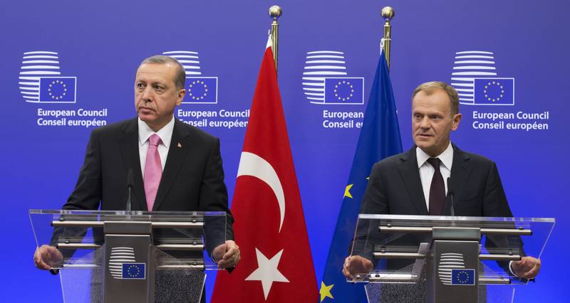 Реджеп Тайип Ердоган, Доналд Туск | © Council of the EU